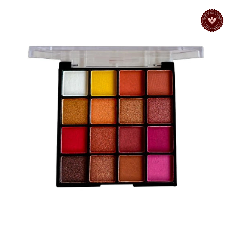 Glamorous Face 16 Color Cherish Eyeshadow Palette (B) — white background product image with Vanity Vibes badge