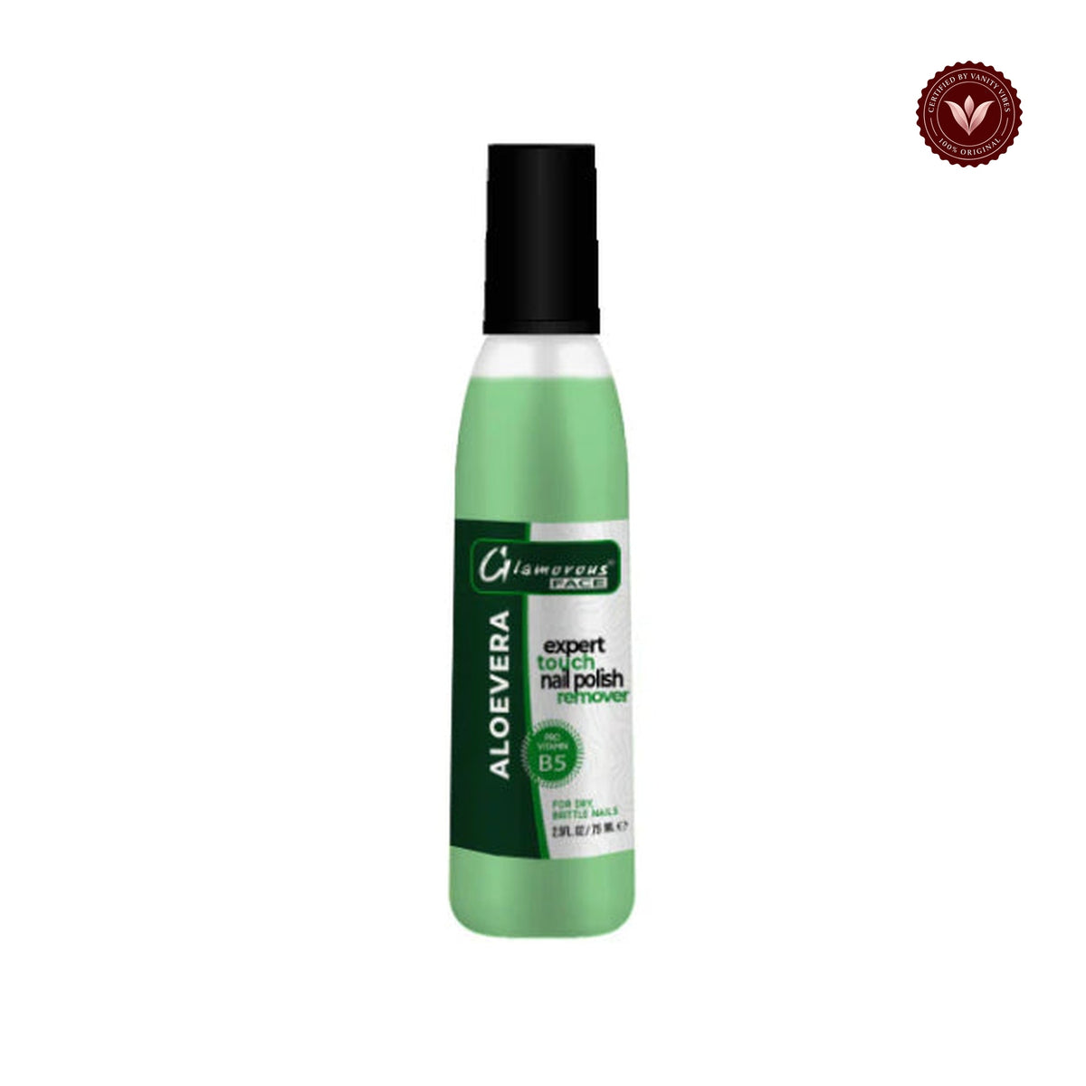 Glamorous Face Liquid Nail Remover Small 75ml (ALOEVERA)