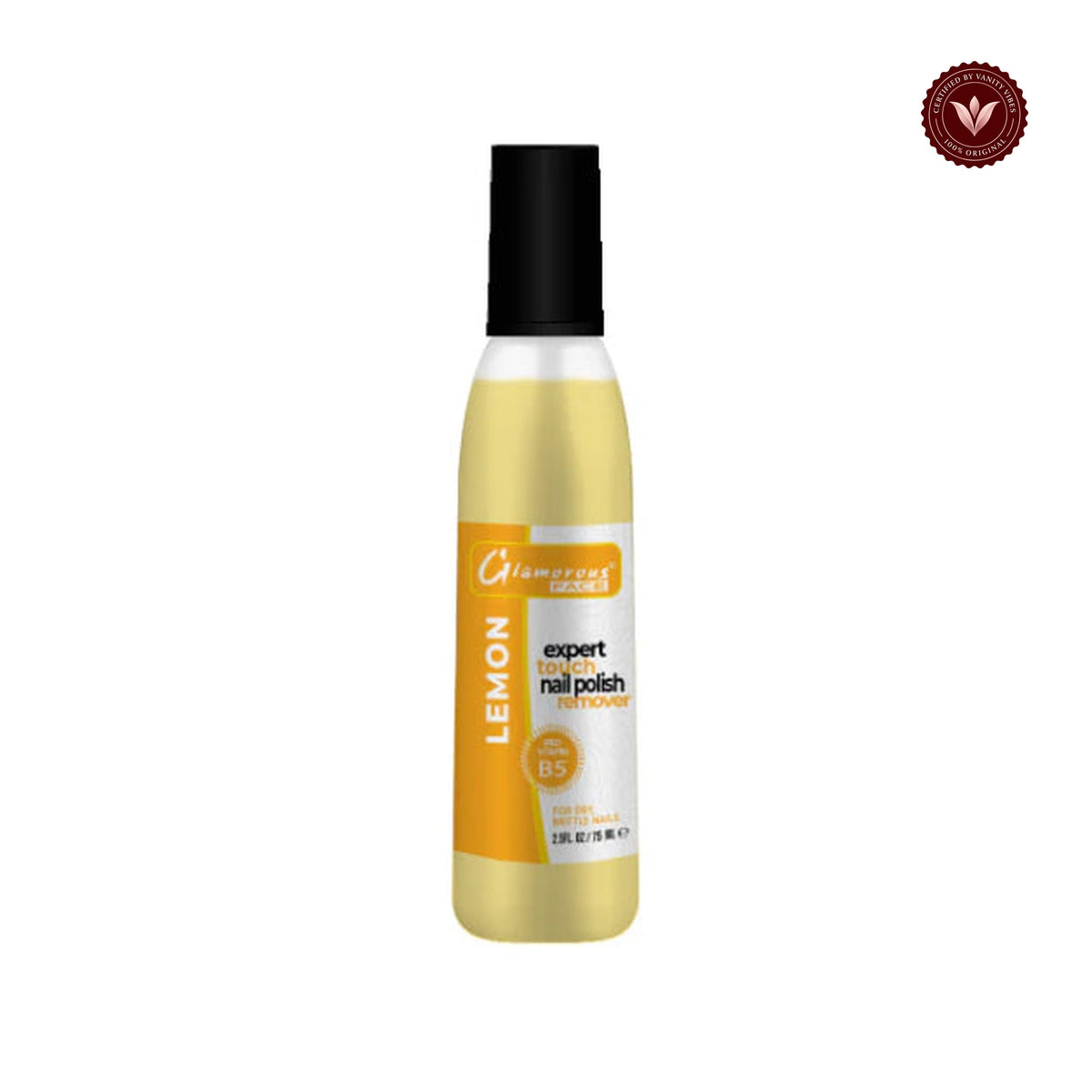 Glamorous Face Liquid Nail Remover Small 75ml (LEMON)