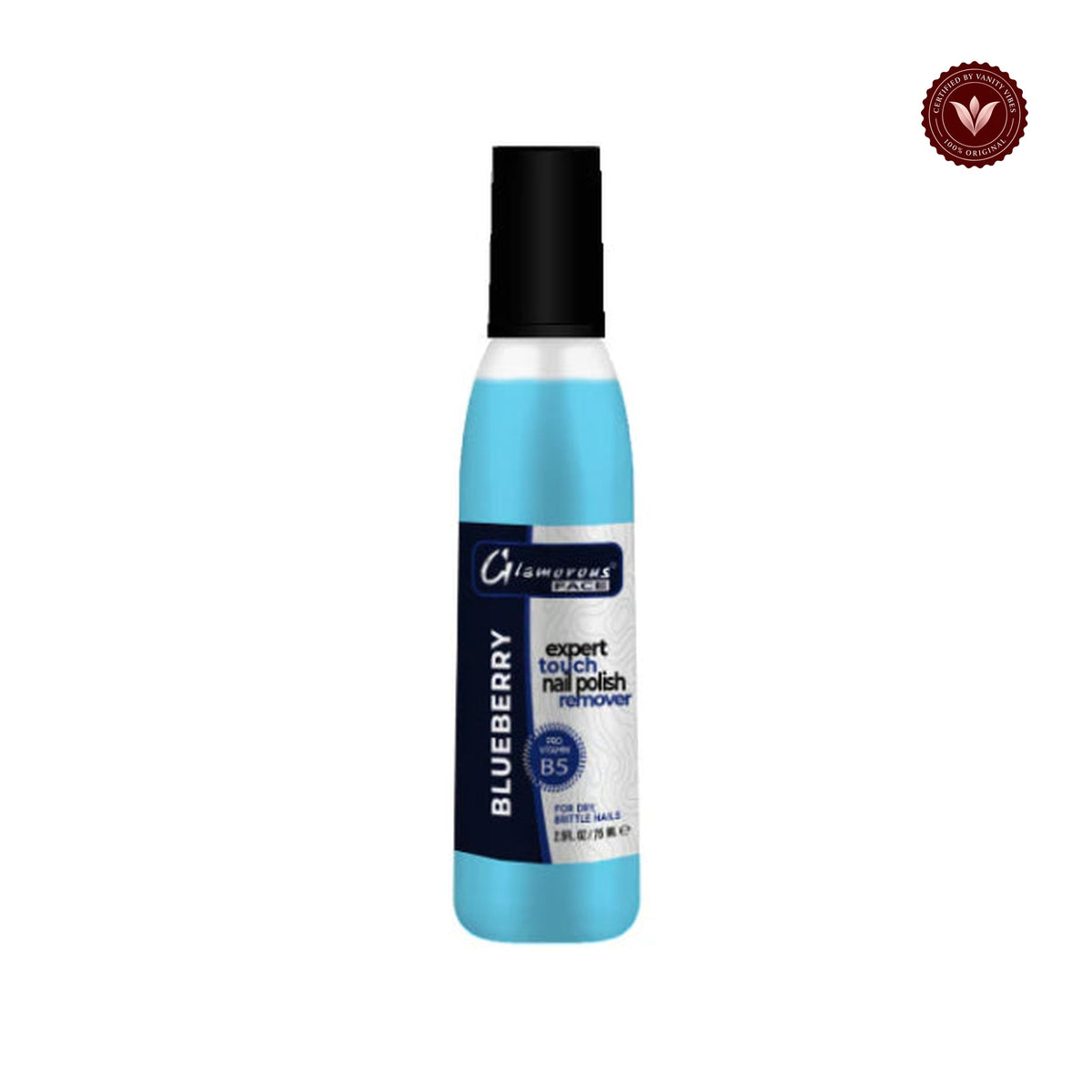 Glamorous Face Liquid Nail Remover Small 75ml (BLUEBERRY)