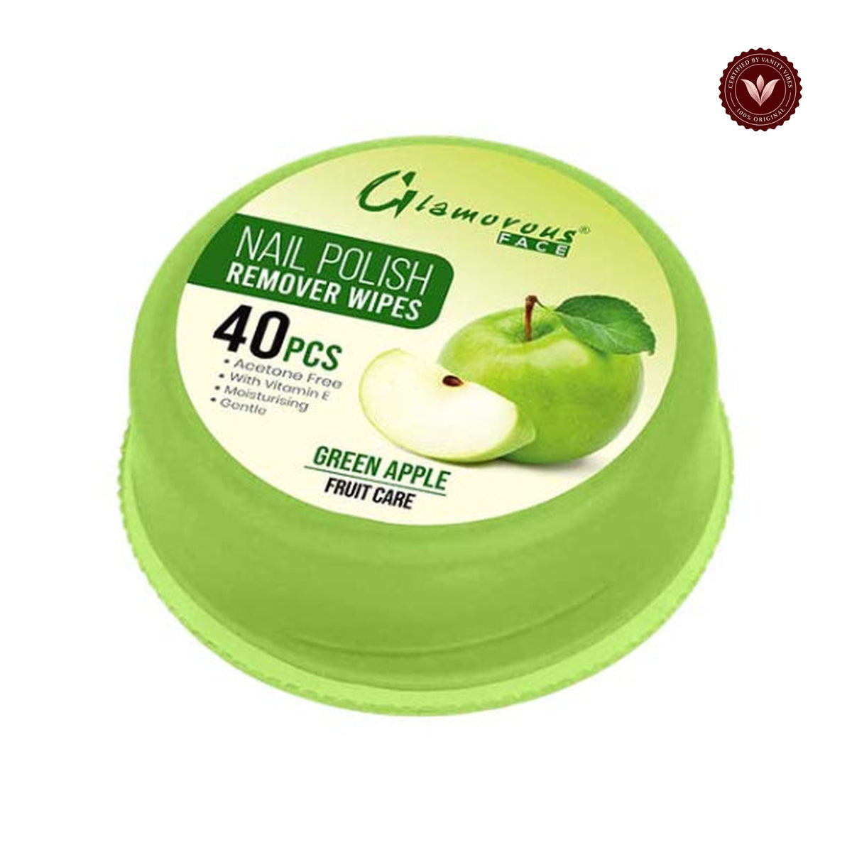 Glamorous Face Nail Remover Tissue (GREEN APPLE)