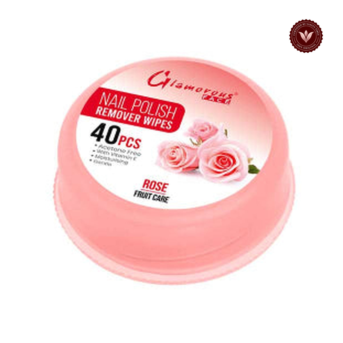 Glamorous Face Nail Remover Tissue (ROSE)