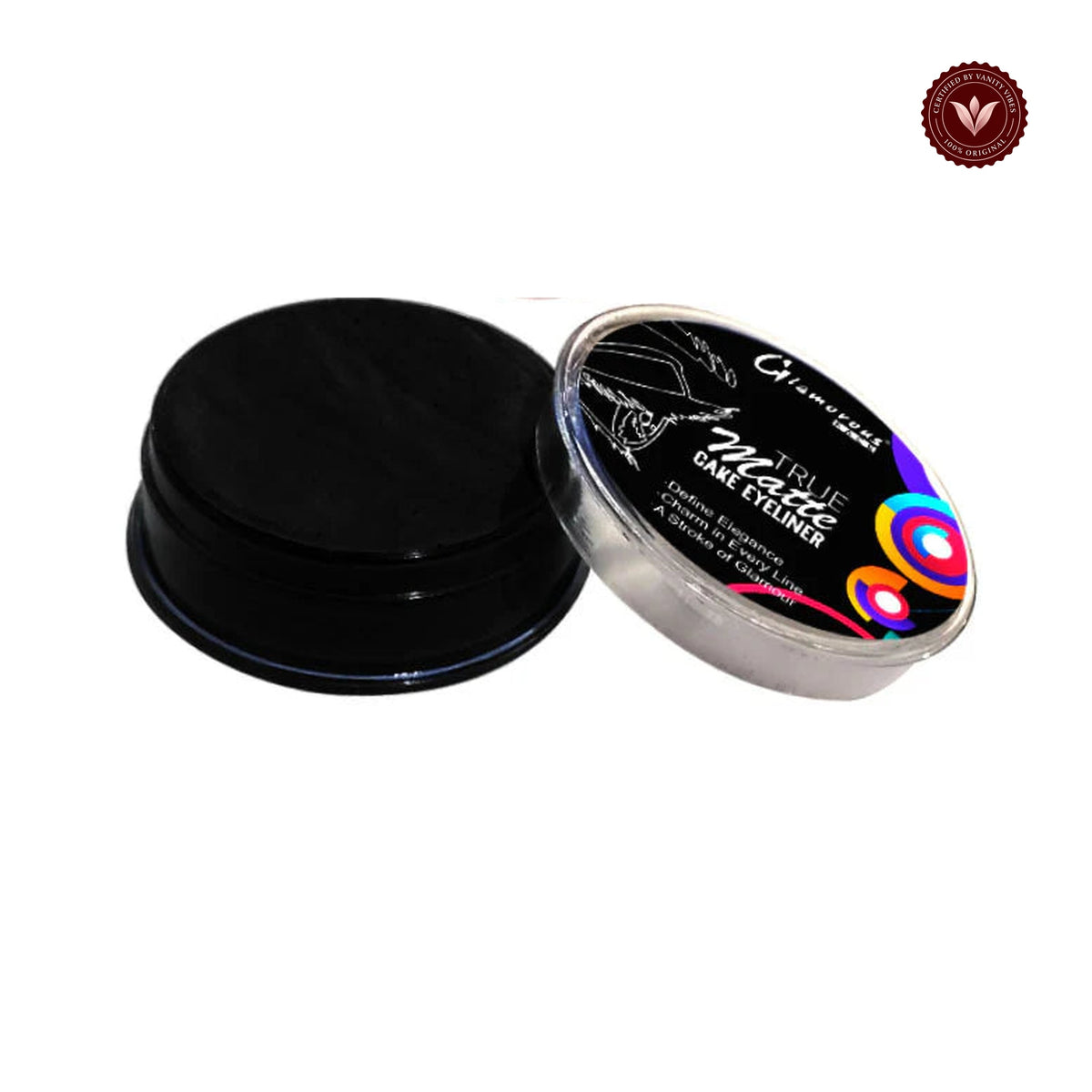 Glamorous Face Cake Eyeliner (MIDNIGHT BLACK)