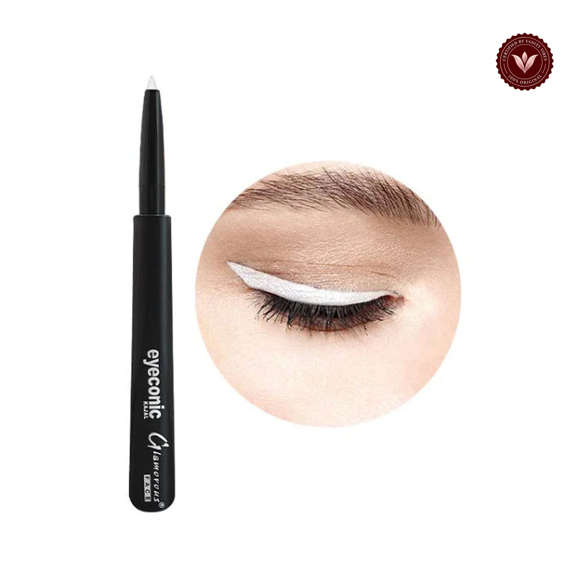 Glamorous Face Twist Kohl Eyeliner Iconic Pencil (WHITE)