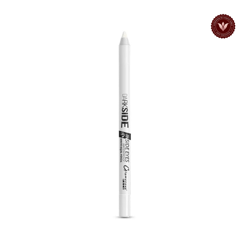 Glamorous Face Dark Side Waterproof Eyeliner Kajal Pencil (White)