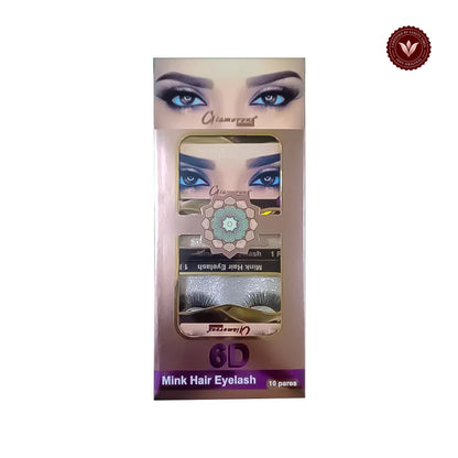 Glamorous Face 6D Mink Hair Eyelashes 10 Pieces (GF 8064)