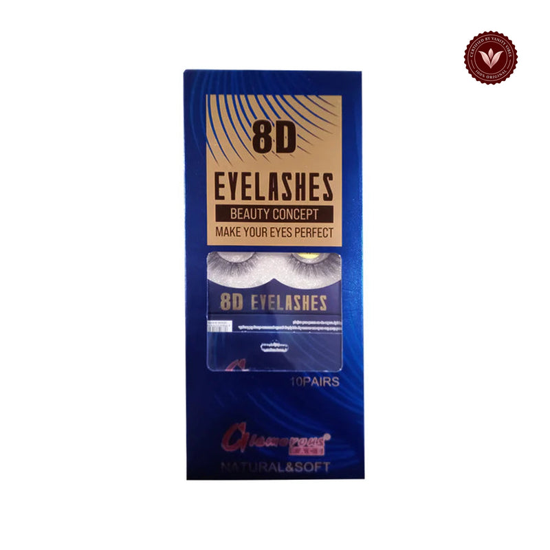 Glamorous Face 8D Mink Hair Eyelashes 10 Pieces (GF 8066)