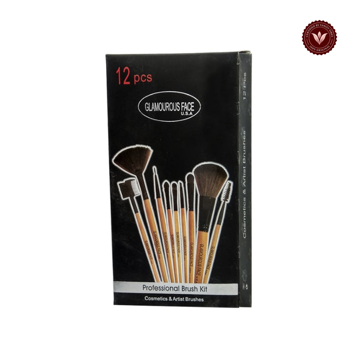 Glamorous Face Leather Brushset