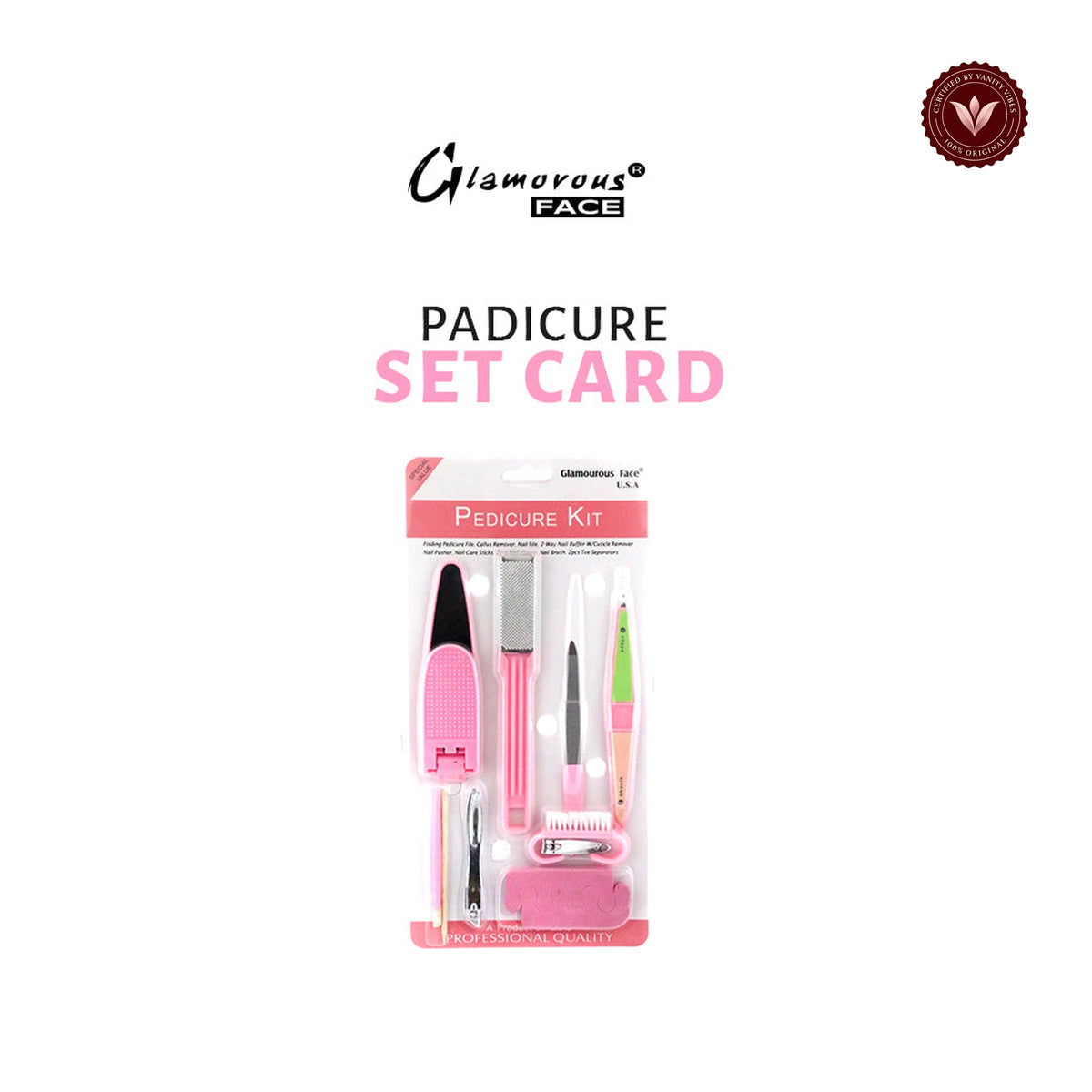 Glamorous Face Pedicure Set