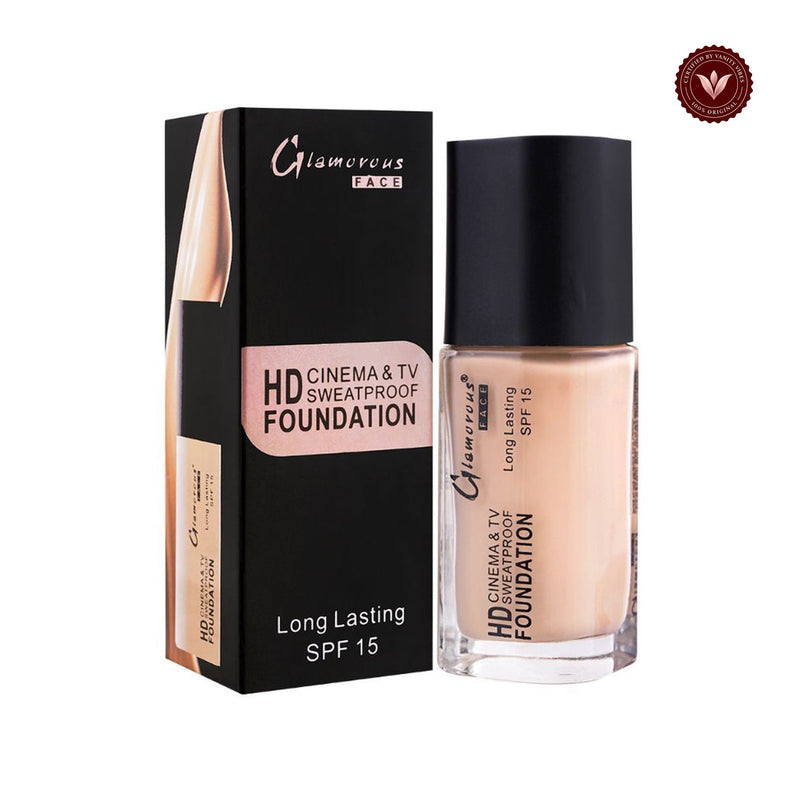 Glamorous Face HD Liquid Foundation (01 A Ivory)