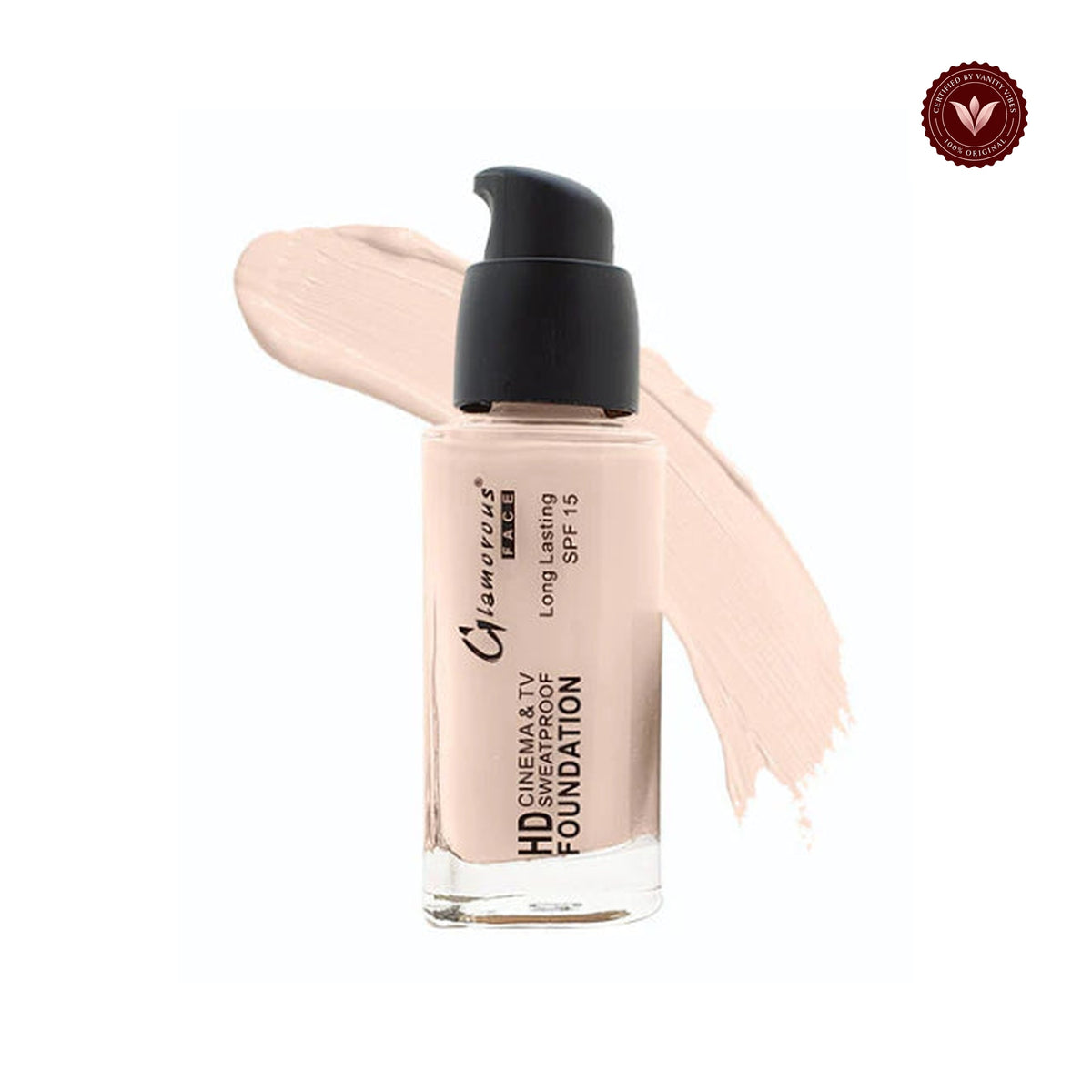 Glamorous Face HD Liquid Foundation (03 Soft Ivory)