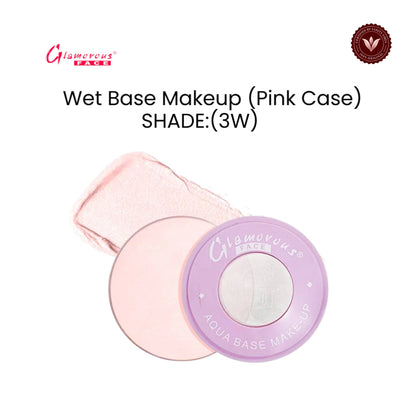 Glamorous Face Wet Base Makeup (Pink Case) (Shade:3W)