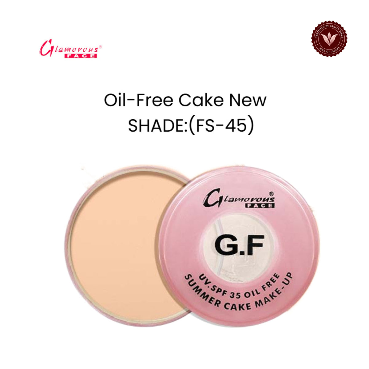 Glamorous Face Oil-Free Cake New (Shade:FS-45)
