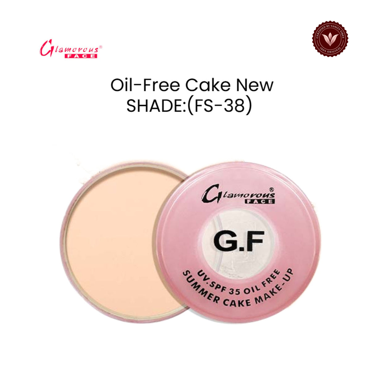 Glamorous Face Oil-Free Cake New (SHADE:FS-38)