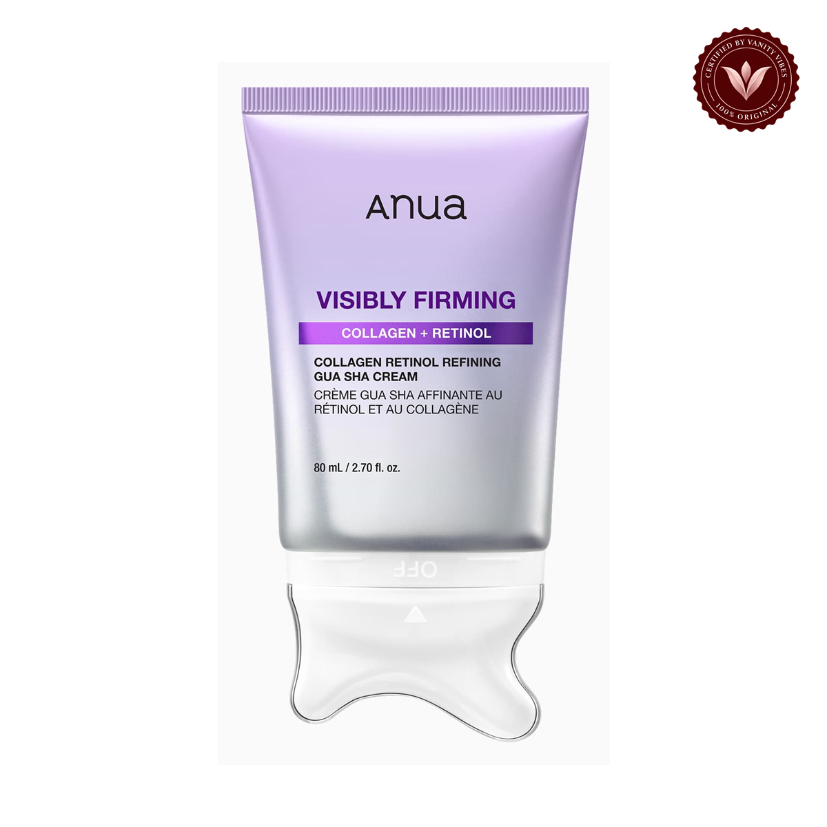 Anua Anua Collagen Retinol Refining Gua Sha Cream 80ml — Vanity Vibes branded product photo 1