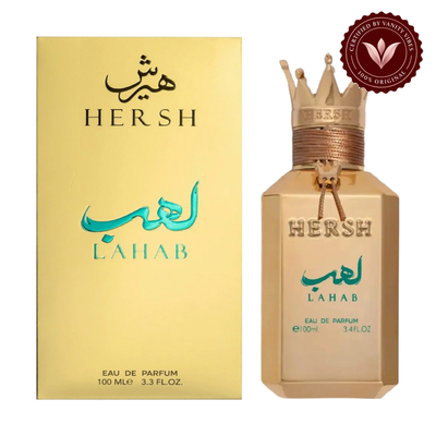 Alezz Oud Hersh Lahab EDP 100ml bottle and box