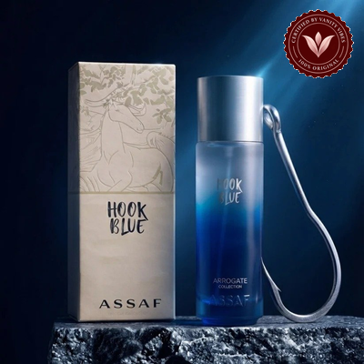 Assaf Hook Blue EDP 200ml bottle and box