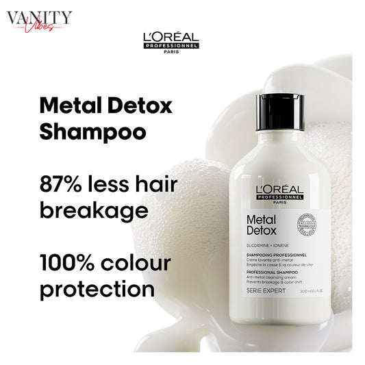 Loreal Professionnel Serie Expert Metal Detox Glicoamine + Ionene Professional Shampoo 300ml