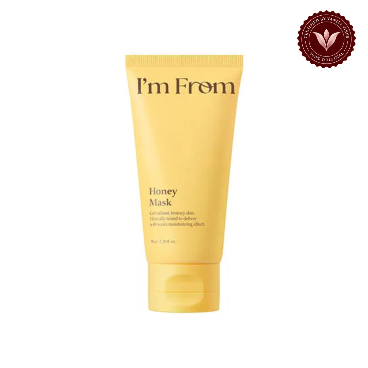 I’m From Honey Mask 70ml | Korean Wash-Off Face Mask Pakistan front product photo, single Vanity Vibes seal