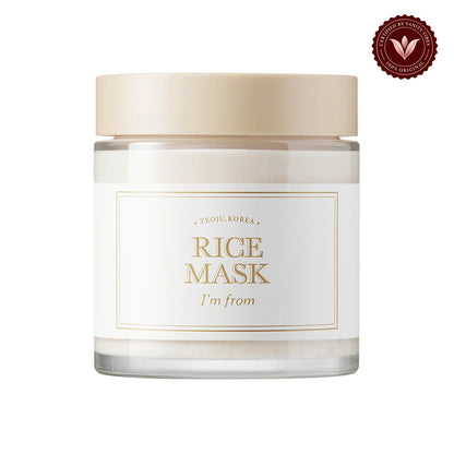 I’m From Rice Mask 110g | Korean Wash-Off Face Mask Pakistan supporting product image with Vanity Vibes badge