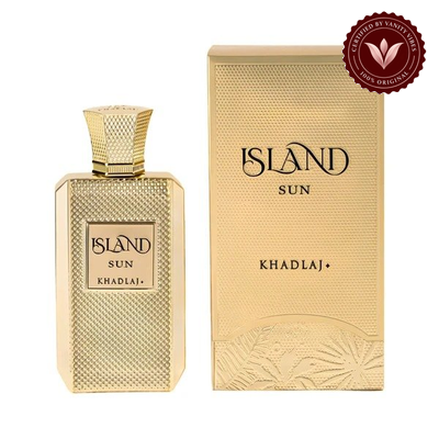 Khadlaj Island Sun EDP 100ml bottle and box