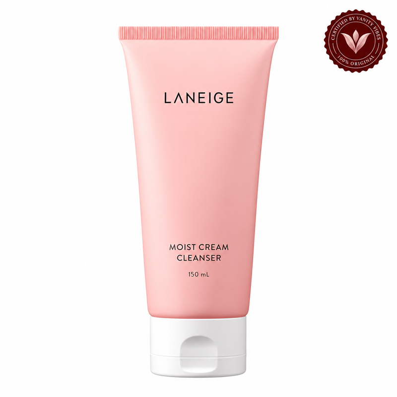 Laneige Moist Cream Cleanser 150ml – Hydrating Face Wash | Vanity Vibes authenticity seal