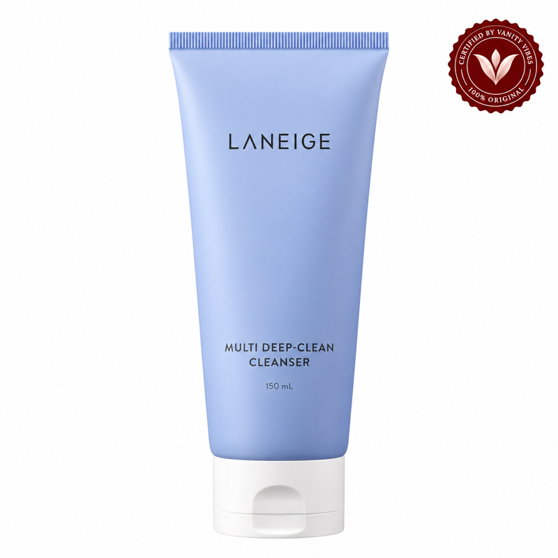 Laneige Multi Deep-Clean Cleanser 150ml – Enzyme Face Wash | Vanity Vibes authenticity seal