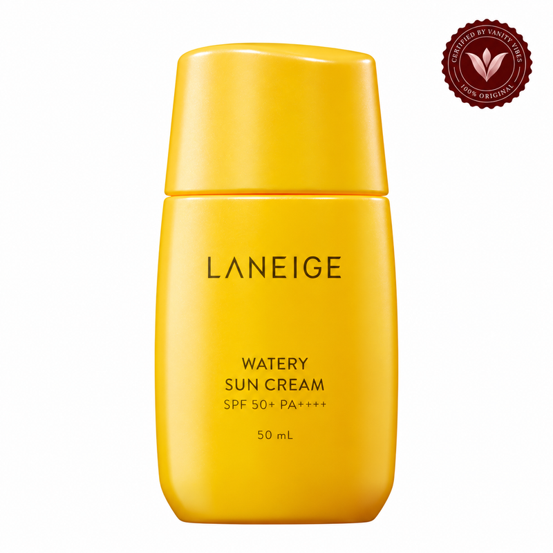 Laneige Watery Sun Cream SPF50+ PA++++ 50ml – Hydrating Korean Sunscreen | Vanity Vibes authenticity seal