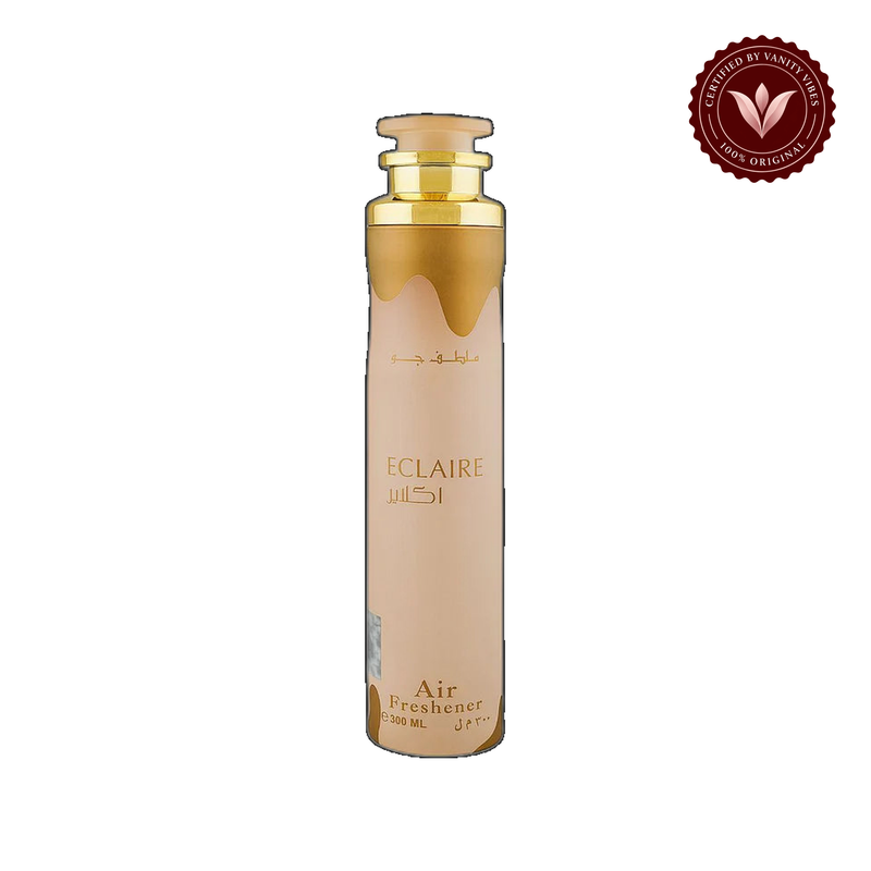 Lattafa Eclaire 100ml room spray — front product on white background — Vanity Vibes