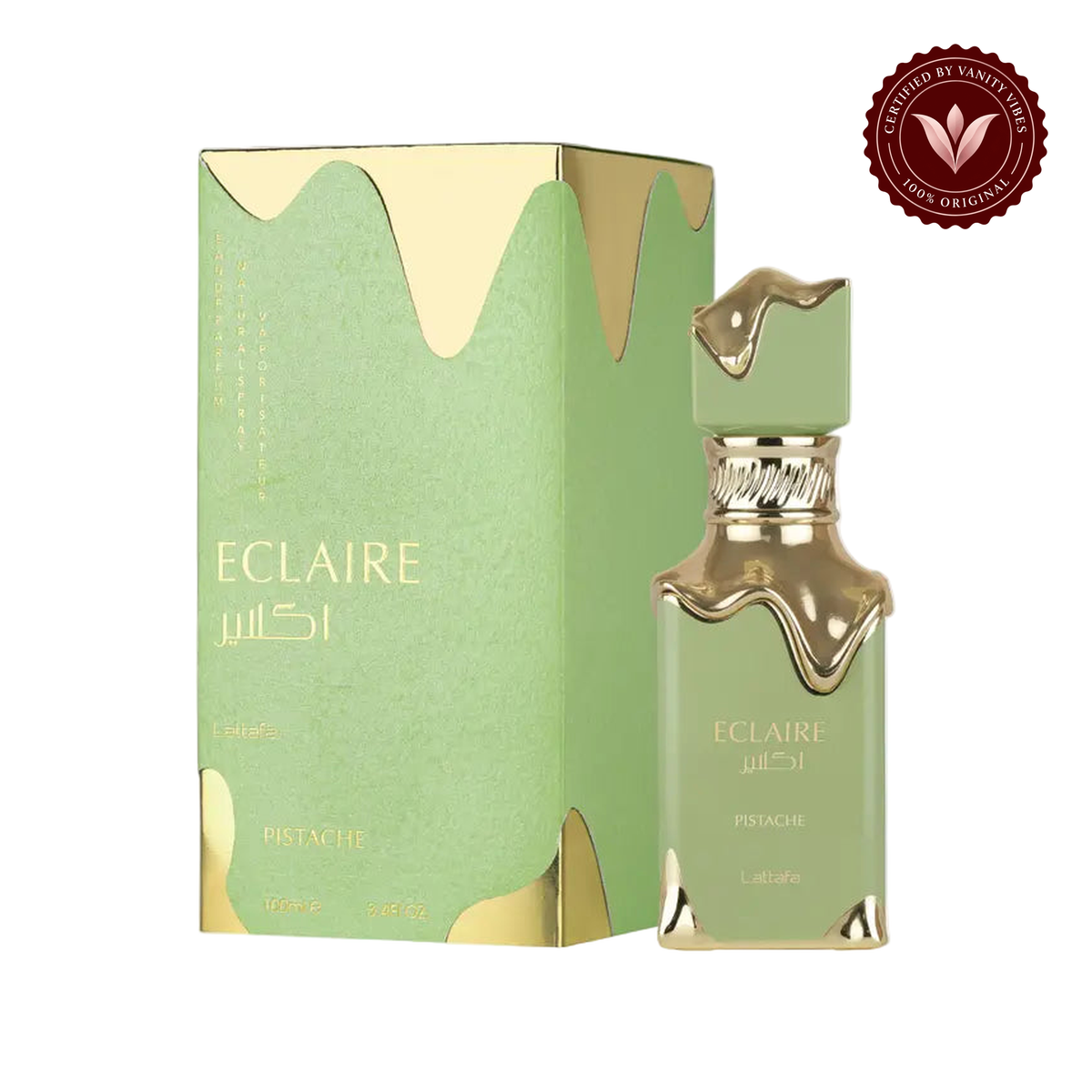 Lattafa Eclaire Pistache Perfume EDP 100ml Long Lasting Arabic Fragrance Unisex — alternate product view — Vanity Vibes