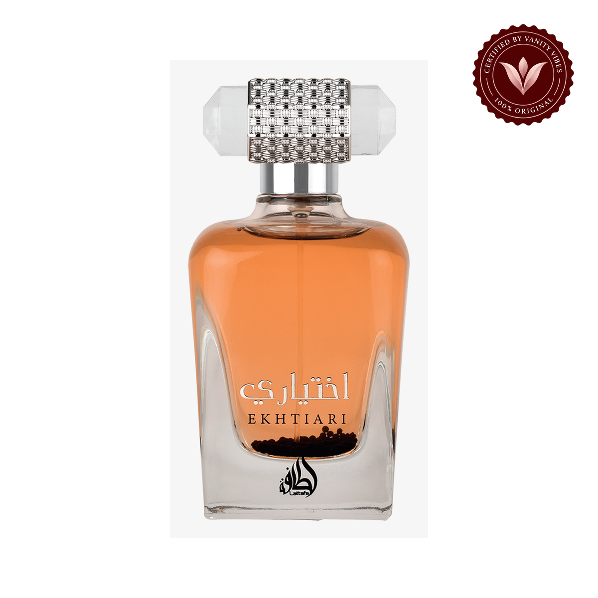Lattafa Ekhtiari Eau de Parfum 100ml — front product centered on white — Vanity Vibes