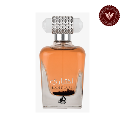 Lattafa Ekhtiari Eau de Parfum 100ml — front product centered on white — Vanity Vibes