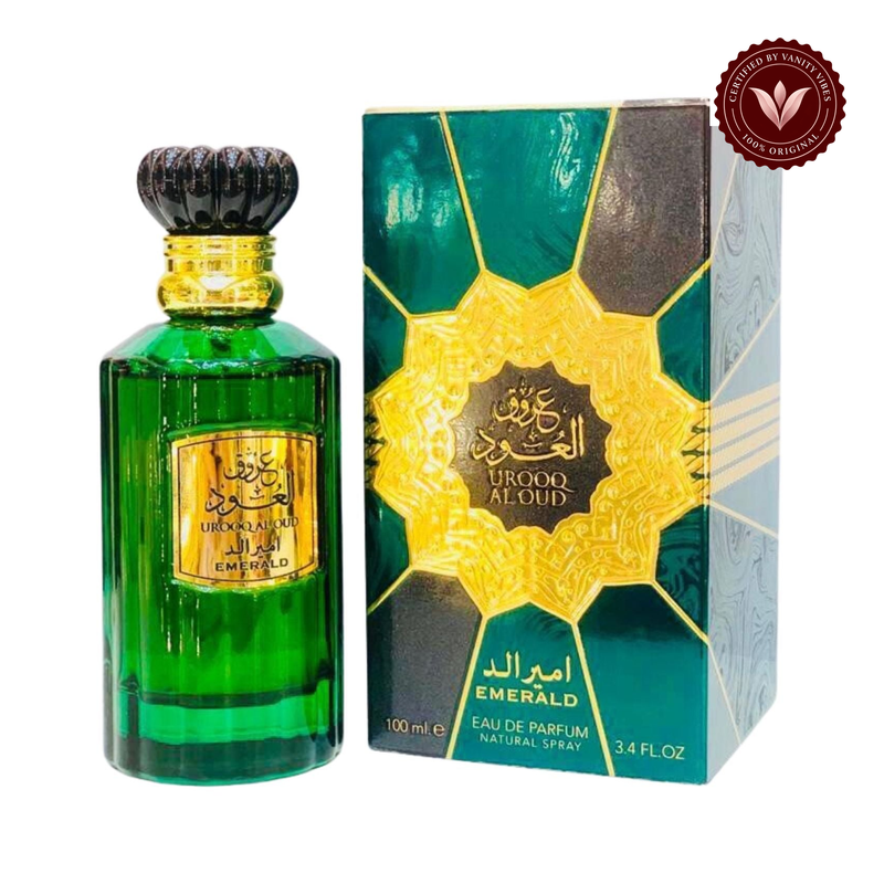 Lattafa Urooq Al Oud Emerald EDP 100ml - Unisex Perfume — alternate product image
