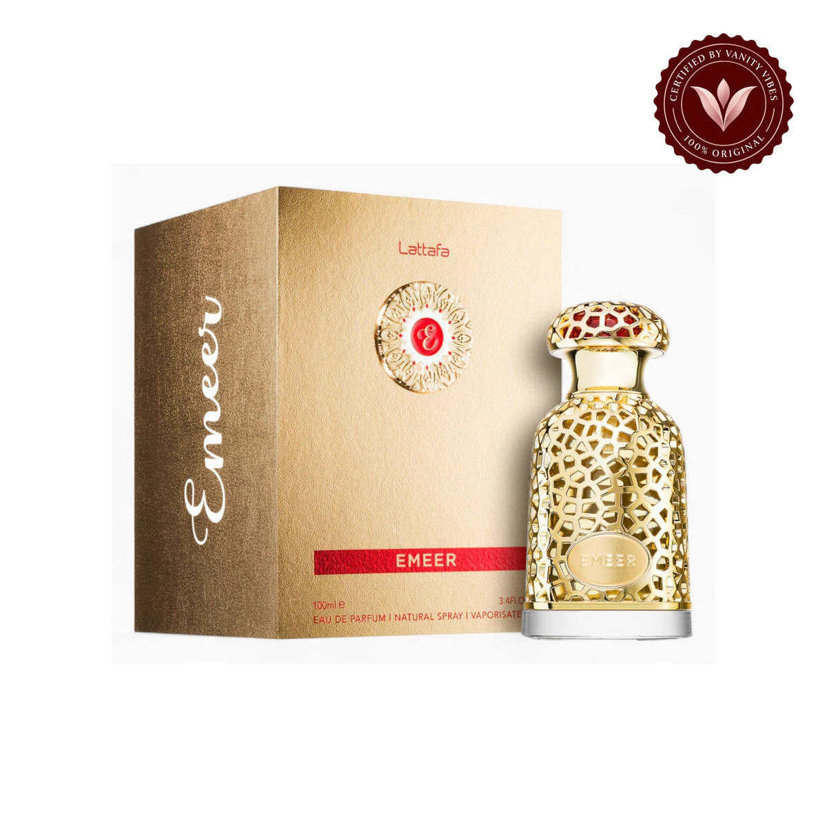 Lattafa Emeer Eau De Parfum, For Men & Women 100ml — alternate product view — Vanity Vibes