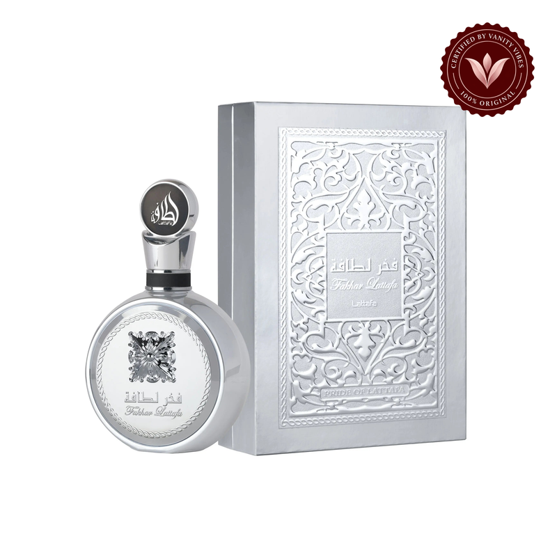 Lattafa Fakhar Platinum for Men EDP 100ml - Long Lasting Fresh & Woody Perfume (2025 New Arrival) — alternate product view — Vanity Vibes