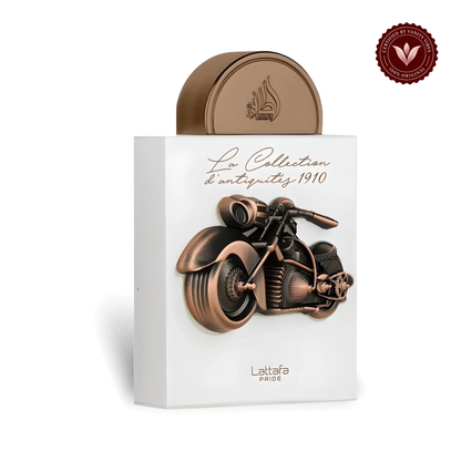 Lattafa Pride La Collection D'Antiquites 1910 EDP 100ml — bottle only, centered on white background with Vanity Vibes badge