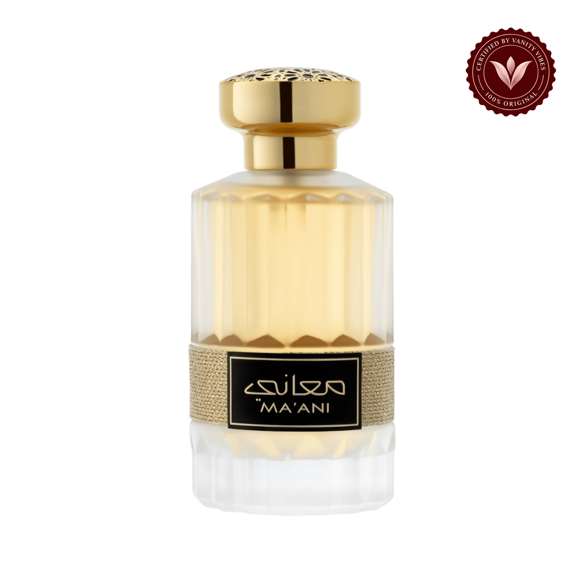Lattafa Ma'ani For Women EDP Perfume - 100ML — centered front product on white with Vanity Vibes badge