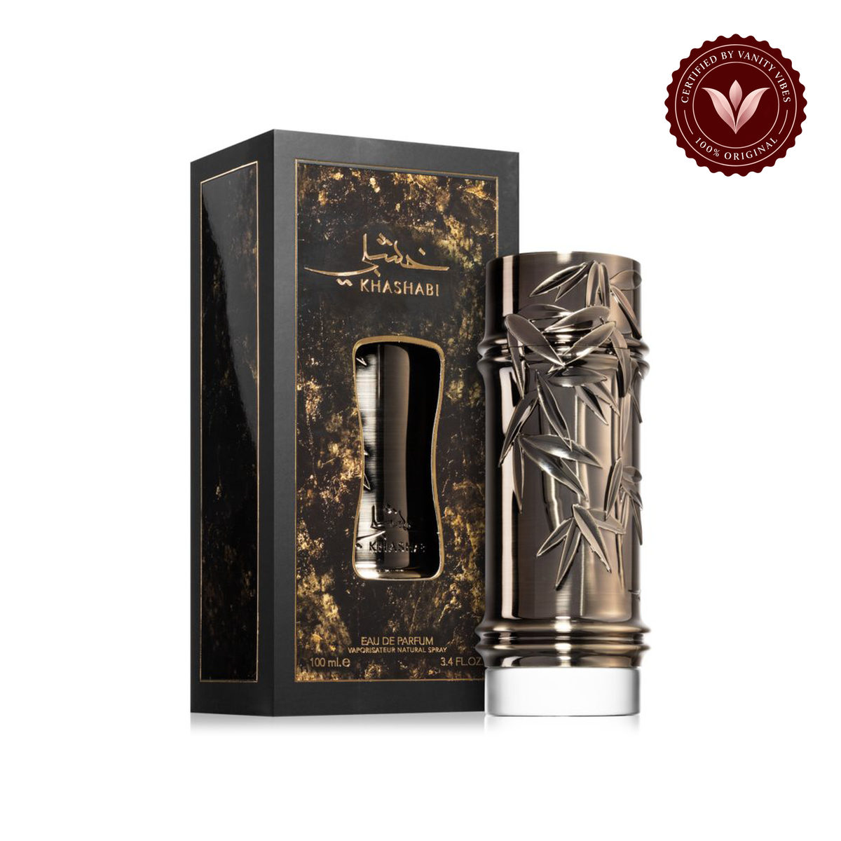 Khashabi by Lattafa Eau de Parfum 100ml for Men — alternate product view on white background — Vanity Vibes