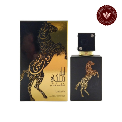 Lail Maleki 30ml By Lattafa — alternate product view on white background — Vanity Vibes