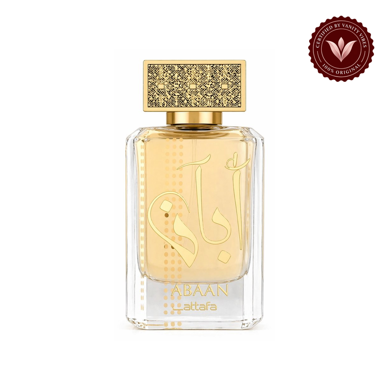 Lattafa Abaan Eau de Parfum 100ml Unisex Original Arabic Perfume — alternate product view on white background — Vanity Vibes