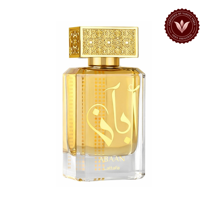 Lattafa Abaan Eau de Parfum 100ml Unisex Original Arabic Perfume — front product on white background — Vanity Vibes