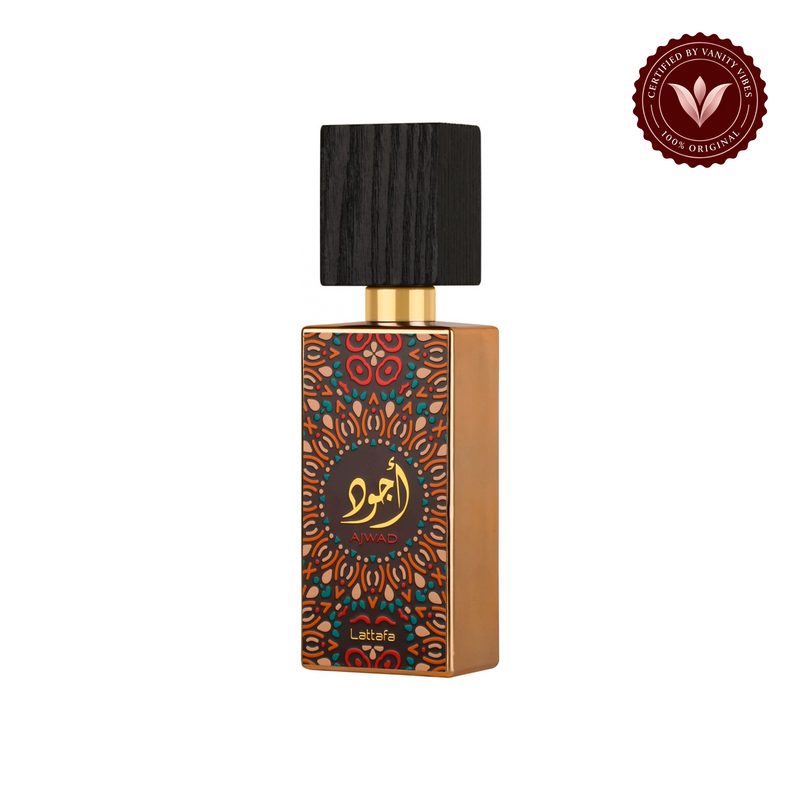Lattafa Ajwad Eau de Parfum-for Women-60ml — alternate product view on white background — Vanity Vibes