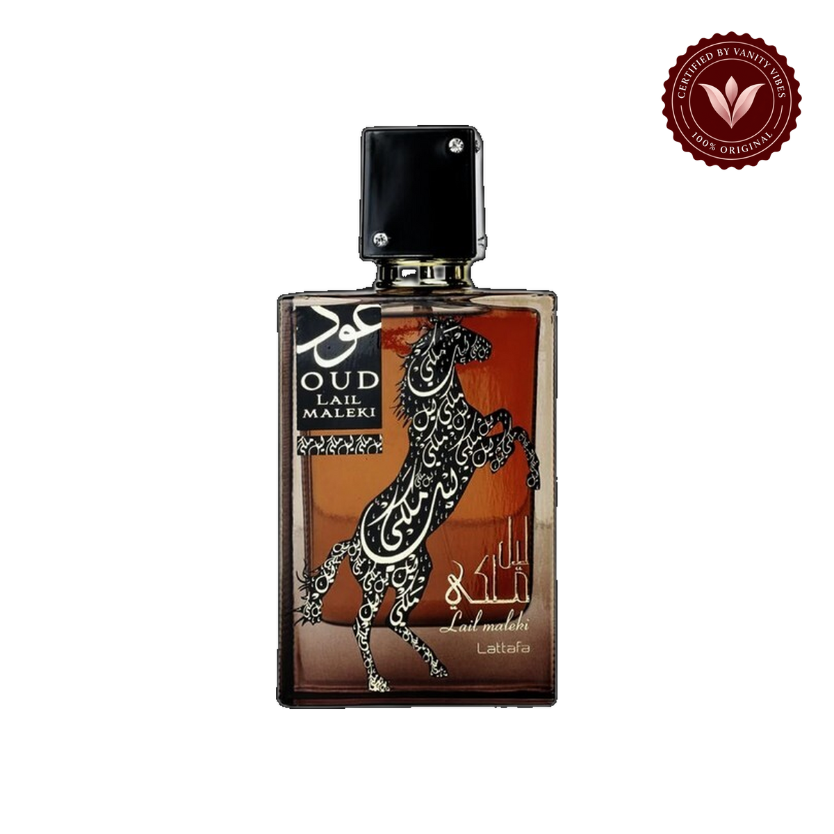 Lattafa Oud Lail Maleki Perfume EDP 100ml — front product — Vanity Vibes