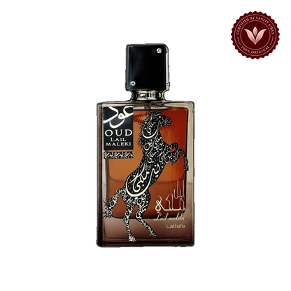 Lattafa Oud Lail Maleki Perfume EDP 100ml — front product — Vanity Vibes