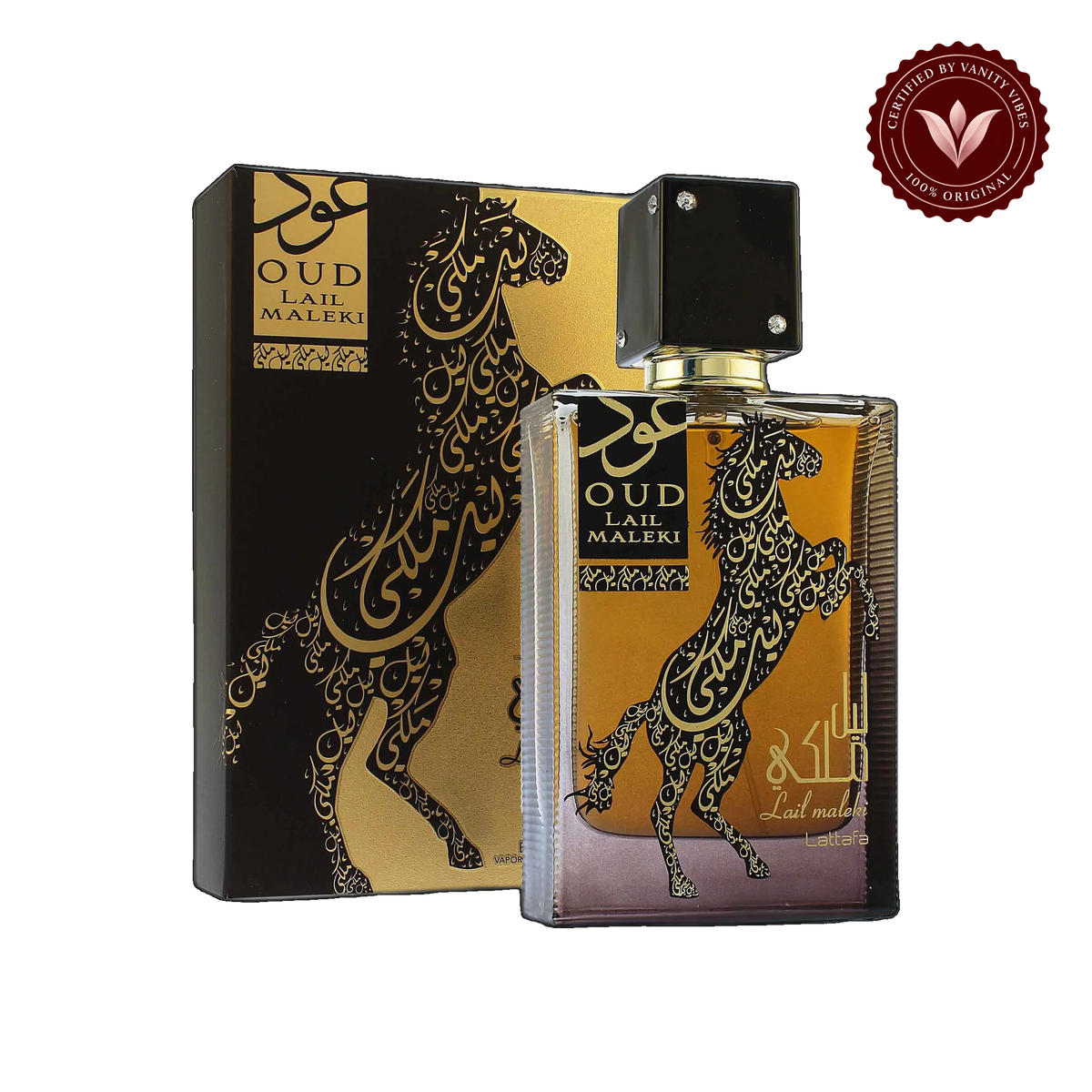 Lattafa Oud Lail Maleki Perfume EDP 100ml — alternate product view — Vanity Vibes