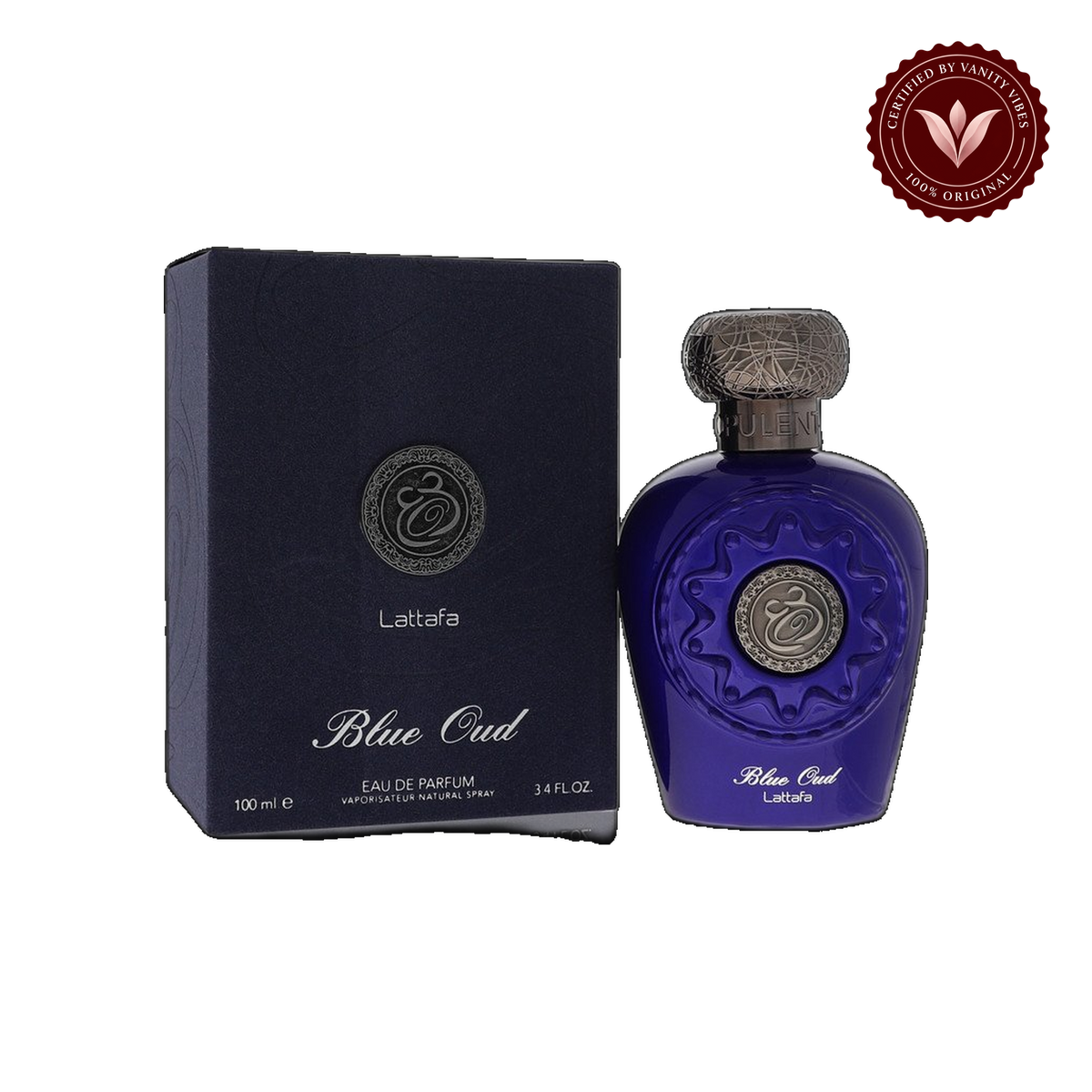 Lattafa Blue Oud Eau de Parfum For Unisex 100ml — alternate product view — Vanity Vibes