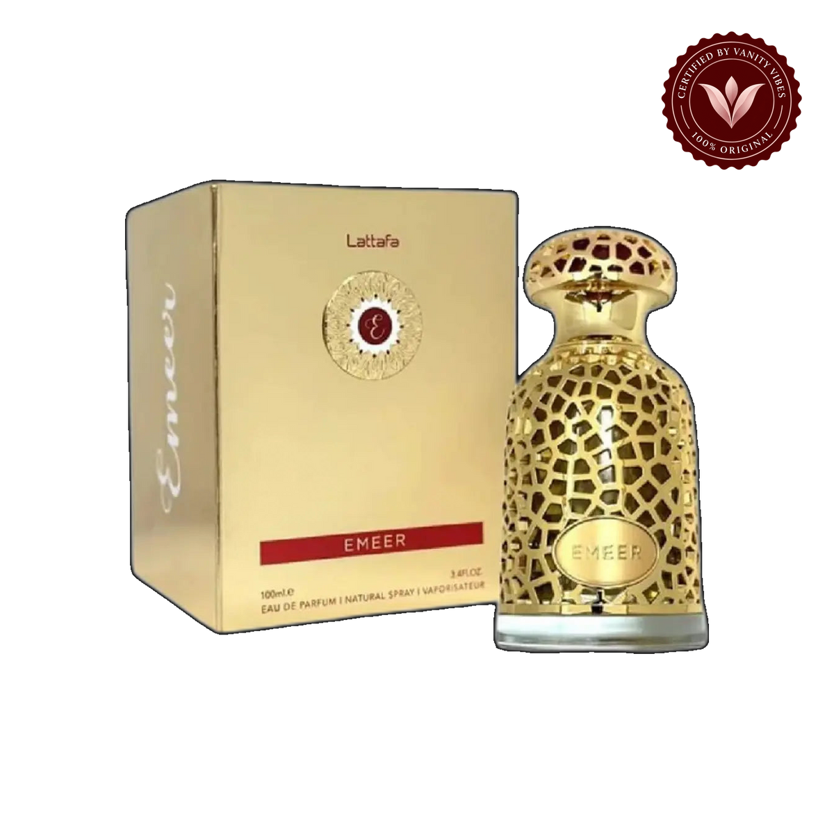 Lattafa Emeer Eau De Parfum, For Men & Women 100ml — alternate product view — Vanity Vibes