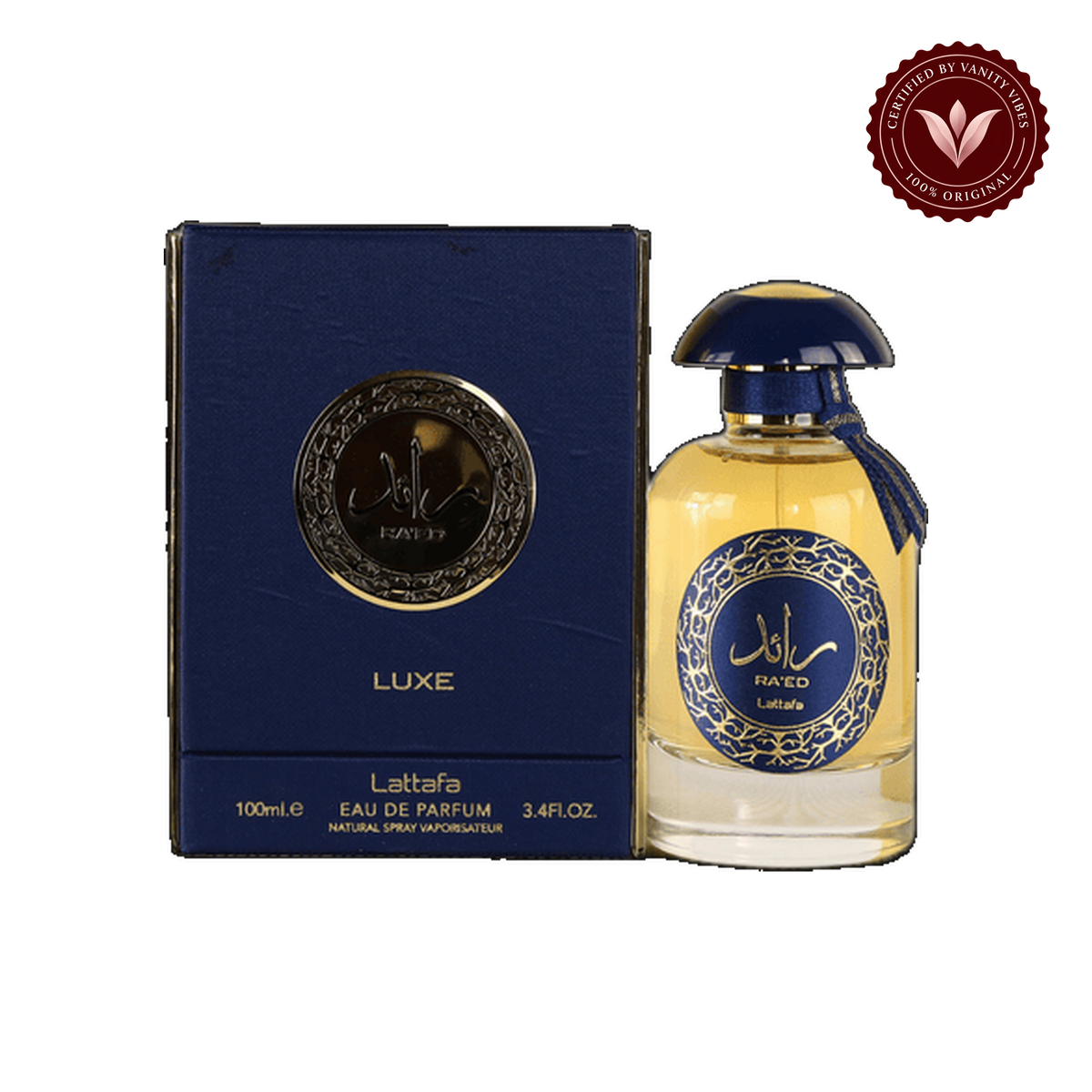 Lattafa Perfumes Raed Gold Luxe Eau de Parfum Spray for Men 100ml — alternate product view — Vanity Vibes