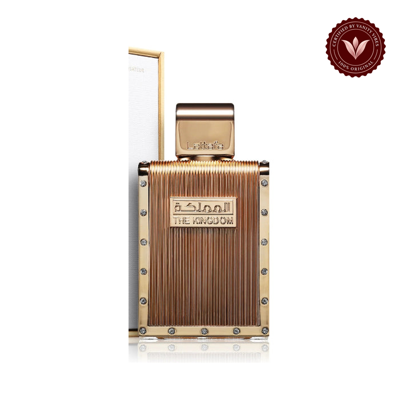 lattafa The Kingdom For Men Eau De Parfum Spray 100ML Long Lasting, Refreshingly Captivating Scent — front product on white background