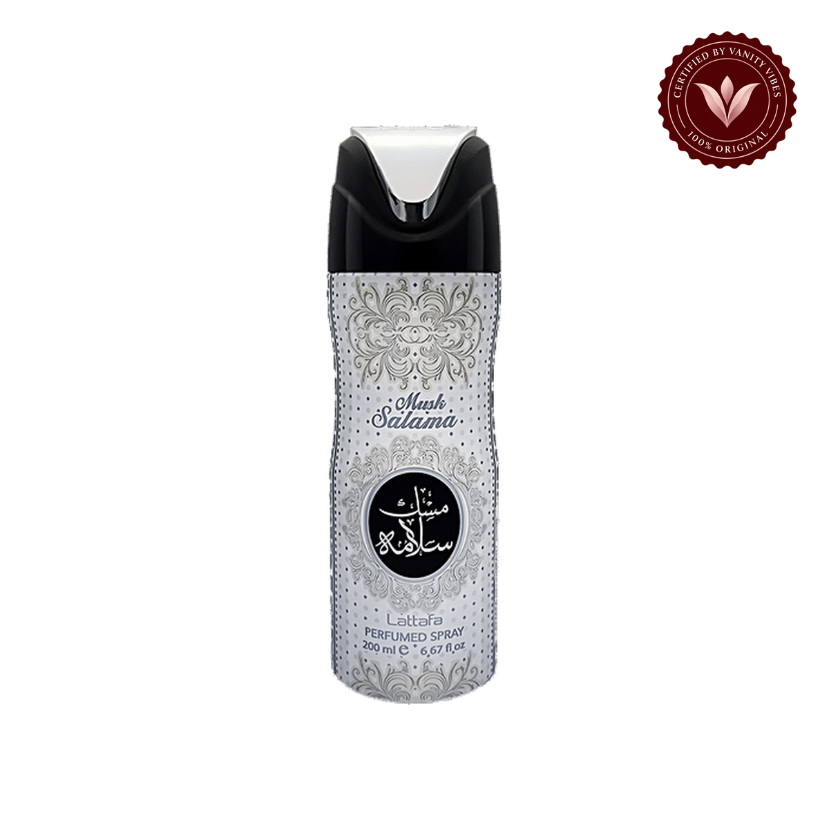 Lattafa Musk Salama - Deodorant Perfumed Spray-200 ml — front product — Vanity Vibes